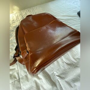 Brown Leather Herbalife Backpack